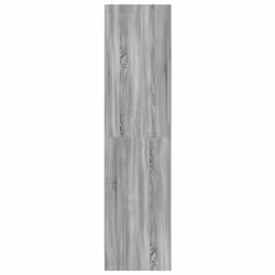 vidaXL Wardrobe Clothing Storage Hanger Clothes Cabinet Closet Engineered Wood - grey sonoma, 50 x 50 x 200 cm/ 4 shelves piece - Additional view 4