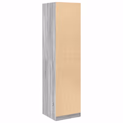 vidaXL Wardrobe Clothing Storage Hanger Clothes Cabinet Closet Engineered Wood - grey sonoma, 50 x 50 x 200 cm/ 4 shelves piece - Additional view 5