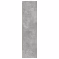 vidaXL Wardrobe Clothing Storage Hanger Clothes Cabinet Closet Engineered Wood - concrete grey, 80 x 50 x 200 cm/ 4 shelves piece - Additional view 4