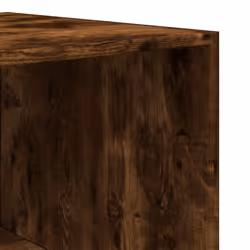 vidaXL Wardrobe Clothing Storage Hanger Clothes Cabinet Closet Engineered Wood - smoked oak, 80 x 50 x 200 cm/ 4 shelves piece - Additional view 6