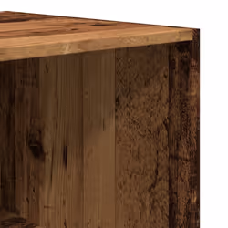 vidaXL Wardrobe Clothing Storage Hanger Clothes Cabinet Closet Engineered Wood - old wood, 80 x 50 x 200 cm/ 4 shelves piece - Additional view 6