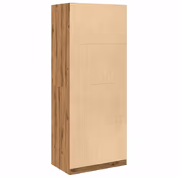 vidaXL Wardrobe Clothing Storage Hanger Clothes Cabinet Closet Engineered Wood - oak, 80 x 50 x 200 cm/ 4 shelves piece - Additional view 5