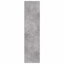 vidaXL Wardrobe Clothing Storage Hanger Clothes Cabinet Closet Engineered Wood - concrete grey, 100 x 50 x 200 cm/ 4 shelves piece - Additional view 4