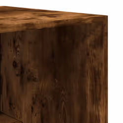 vidaXL Wardrobe Clothing Storage Hanger Clothes Cabinet Closet Engineered Wood - smoked oak, 100 x 50 x 200 cm/ 4 shelves piece - Additional view 6