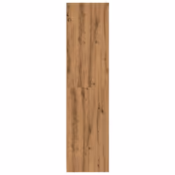 vidaXL Wardrobe Clothing Storage Hanger Clothes Cabinet Closet Engineered Wood - oak, 100 x 50 x 200 cm/ 4 shelves piece - Additional view 4