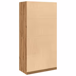 vidaXL Wardrobe Clothing Storage Hanger Clothes Cabinet Closet Engineered Wood - oak, 100 x 50 x 200 cm/ 4 shelves piece - Additional view 5