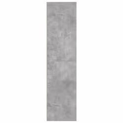 vidaXL Wardrobe Closet Clothes Storage Organiser Concrete Grey Engineered Wood - Additional view 5