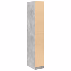 vidaXL Wardrobe Closet Clothes Storage Organiser Concrete Grey Engineered Wood - Additional view 6