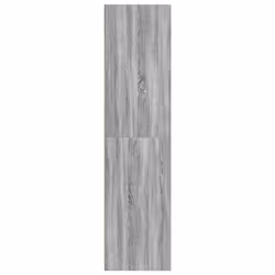 vidaXL Wardrobe Clothing Storage Hanger Clothes Cabinet Closet Engineered Wood - grey sonoma, 30 x 50 x 200 cm/ 2 drawers piece - Additional view 5