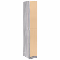vidaXL Wardrobe Clothing Storage Hanger Clothes Cabinet Closet Engineered Wood - grey sonoma, 30 x 50 x 200 cm/ 2 drawers piece - Additional view 6