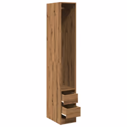 vidaXL Wardrobe Closet Clothes Storage Organiser Artisian Oak Engineered Wood - Additional view 4