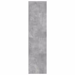 vidaXL Wardrobe Clothing Storage Hanger Clothes Cabinet Closet Engineered Wood - concrete grey - Additional view 5