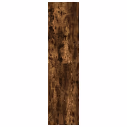 vidaXL Wardrobe Clothing Storage Hanger Clothes Cabinet Closet Engineered Wood - smoked oak - Additional view 5