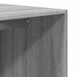 vidaXL Wardrobe Clothing Storage Hanger Clothes Cabinet Closet Engineered Wood - grey sonoma - Additional view 7