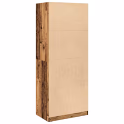 vidaXL Wardrobe Clothing Storage Hanger Clothes Cabinet Closet Engineered Wood - old wood - Additional view 6