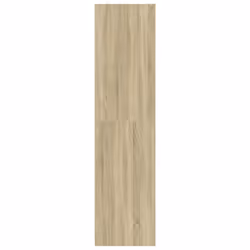 vidaXL Wardrobe Clothing Storage Hanger Clothes Cabinet Closet Engineered Wood - sonoma oak, 80 x 50 x 200 cm/ 2 shelves piece - Additional view 4