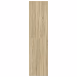 vidaXL Wardrobe Clothing Storage Hanger Clothes Cabinet Closet Engineered Wood - sonoma oak, 100 x 50 x 200 cm/ 2 shelves piece - Additional view 4