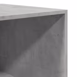 vidaXL Wardrobe Clothing Storage Hanger Clothes Cabinet Closet Engineered Wood - concrete grey, 100 x 50 x 200 cm/ 2 shelves piece - Additional view 7