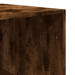 vidaXL Wardrobe Clothing Storage Hanger Clothes Cabinet Closet Engineered Wood - smoked oak, 100 x 50 x 200 cm/ 2 shelves piece - Additional view 7