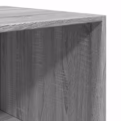 vidaXL Wardrobe Clothing Storage Hanger Clothes Cabinet Closet Engineered Wood - grey sonoma, 100 x 50 x 200 cm/ 2 shelves piece - Additional view 7