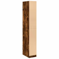 vidaXL Wardrobe Closet Clothes Storage Organiser Smoked Oak Engineered Wood - Additional view 5