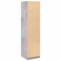 vidaXL Wardrobe Clothing Storage Hanger Clothes Cabinet Closet Engineered Wood - concrete grey, 50 x 50 x 200 cm/ 1 shelf piece - Additional view 5