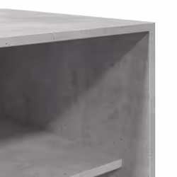 vidaXL Wardrobe Clothing Storage Hanger Clothes Cabinet Closet Engineered Wood - concrete grey, 50 x 50 x 200 cm/ 1 shelf piece - Additional view 6