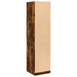 vidaXL Wardrobe Clothing Storage Hanger Clothes Cabinet Closet Engineered Wood - smoked oak, 50 x 50 x 200 cm/ 1 shelf piece - Additional view 5