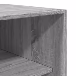 vidaXL Wardrobe Clothing Storage Hanger Clothes Cabinet Closet Engineered Wood - grey sonoma, 50 x 50 x 200 cm/ 1 shelf piece - Additional view 6