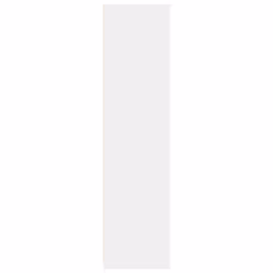 vidaXL Wardrobe Clothing Storage Hanger Clothes Cabinet Closet Engineered Wood - white, 80 x 50 x 200 cm/ 1 shelf piece - Additional view 4