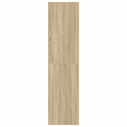 vidaXL Wardrobe Clothing Storage Hanger Clothes Cabinet Closet Engineered Wood - sonoma oak, 80 x 50 x 200 cm/ 1 shelf piece - Additional view 4