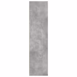 vidaXL Wardrobe Clothing Storage Hanger Clothes Cabinet Closet Engineered Wood - concrete grey, 80 x 50 x 200 cm/ 1 shelf piece - Additional view 4