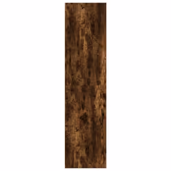 vidaXL Wardrobe Clothing Storage Hanger Clothes Cabinet Closet Engineered Wood - smoked oak, 80 x 50 x 200 cm/ 1 shelf piece - Additional view 4