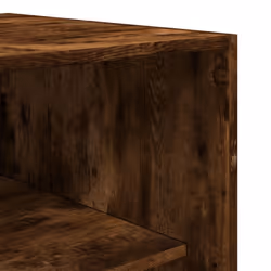 vidaXL Wardrobe Clothing Storage Hanger Clothes Cabinet Closet Engineered Wood - smoked oak, 80 x 50 x 200 cm/ 1 shelf piece - Additional view 6