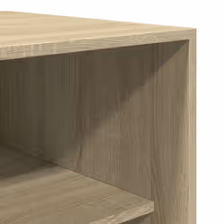vidaXL Wardrobe Clothing Storage Hanger Clothes Cabinet Closet Engineered Wood - sonoma oak, 100 x 50 x 200 cm/ 1 shelf piece - Additional view 6