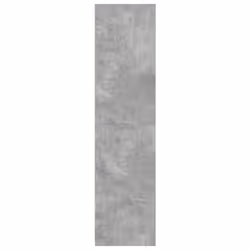 vidaXL Wardrobe Clothing Storage Hanger Clothes Cabinet Closet Engineered Wood - concrete grey, 100 x 50 x 200 cm/ 1 shelf piece - Additional view 4