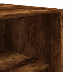 vidaXL Wardrobe Clothing Storage Hanger Clothes Cabinet Closet Engineered Wood - smoked oak, 100 x 50 x 200 cm/ 1 shelf piece - Additional view 6