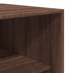 vidaXL Wardrobe Clothing Storage Hanger Clothes Cabinet Closet Engineered Wood - brown oak, 100 x 50 x 200 cm/ 1 shelf piece - Additional view 6