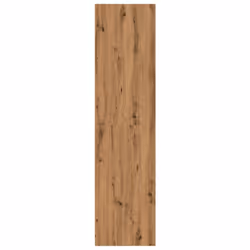 vidaXL Wardrobe Clothing Storage Hanger Clothes Cabinet Closet Engineered Wood - oak, 100 x 50 x 200 cm/ 1 shelf piece - Additional view 4