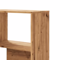 vidaXL Corner Bookcase 4-Tier Corner Bookshelf Storage Cabinet Engineered Wood - oak - Additional view 7