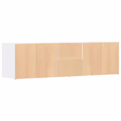 vidaXL Corner Cabinet Corner Shelf Unit Bookcase Engineered Wood - white - Additional view 5