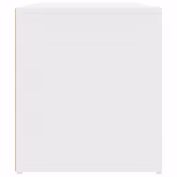vidaXL Corner Cabinet Corner Shelf Unit Bookcase Book Shelf Engineered Wood - white - Additional view 4