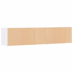 vidaXL Corner Cabinet Corner Shelf Unit Bookcase Book Shelf Engineered Wood - white - Additional view 5