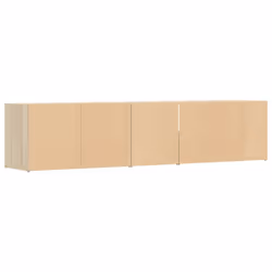 vidaXL Corner Cabinet Corner Shelf Unit Bookcase Book Shelf Engineered Wood - sonoma oak - Additional view 5