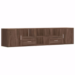 vidaXL Corner Cabinet Corner Shelf Unit Bookcase Book Shelf Engineered Wood - brown oak