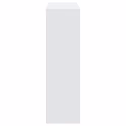 vidaXL Bookcase Bookshelf Rack Storage Cabinet Engineered Wood - white, 102 x 32 x 108 cm - Additional view 4