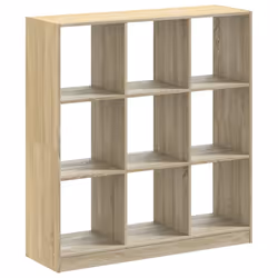 vidaXL Bookcase Bookshelf Rack Storage Cabinet Engineered Wood - sonoma oak, 102 x 32 x 108 cm - Additional view 5