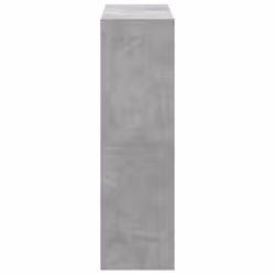 vidaXL Bookcase Bookshelf Rack Storage Cabinet Engineered Wood - concrete grey, 102 x 32 x 108 cm - Additional view 4