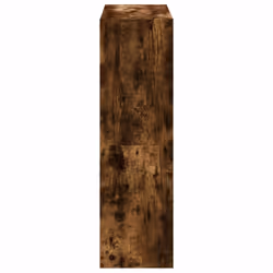 vidaXL Bookcase Bookshelf Rack Storage Cabinet Engineered Wood - smoked oak, 102 x 32 x 108 cm - Additional view 4