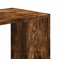 vidaXL Bookcase Bookshelf Rack Storage Cabinet Engineered Wood - smoked oak, 102 x 32 x 108 cm - Additional view 6